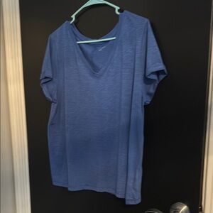 Blue V-Neck T-Shirt